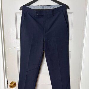 Bar III Men's Dress Pants 30/32 Navy Skinny Fit